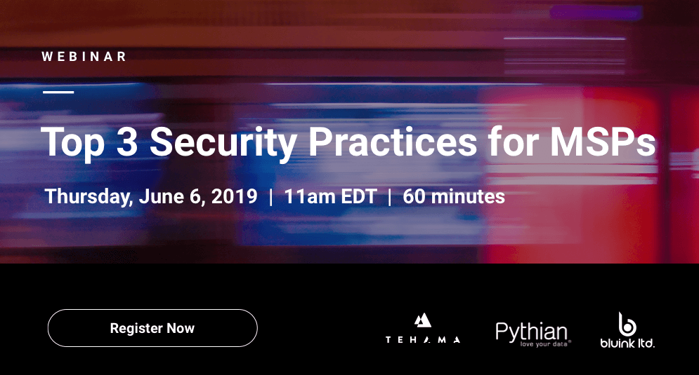 Security Practices Webinar Poster