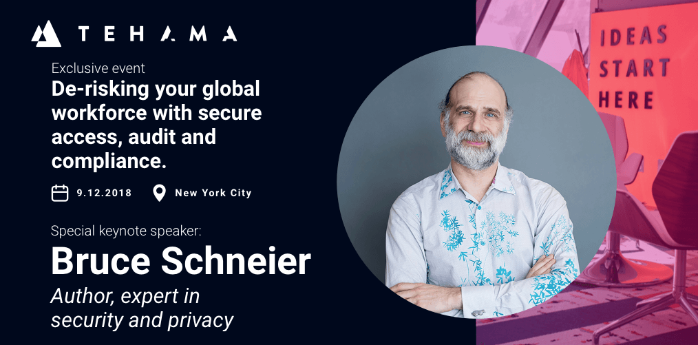 Tehama De-risking your global workforce Event Poster