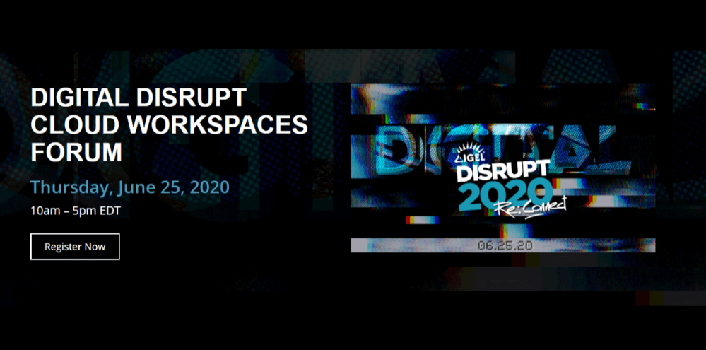 IGEL Digital Disrupt Poster