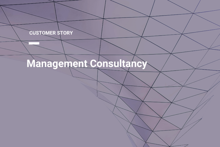 Management Consultancy Customer Story Thumbnail