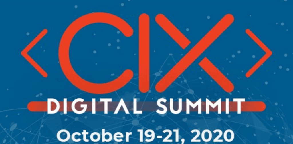 CIX Summit 2020 Event poster