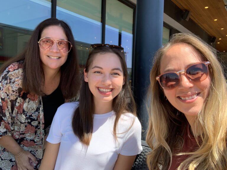 Tehama employees at a socially distance meetup